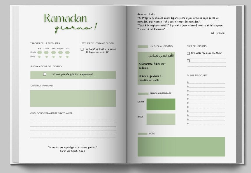 Ramadan Planner